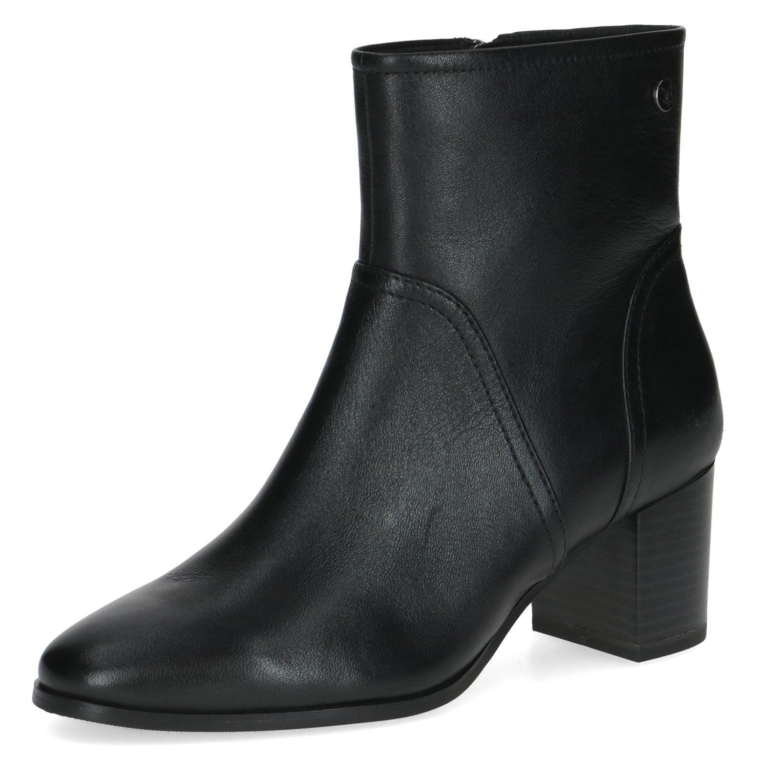 CAPRICE Damen Stiefeletten aus Leder mit Blockabsatz