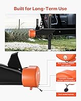 Vista 5 de VEVOR Bloqueo de remolque, se adapta a acopladores de bola de lengua recta de 1-7/8, 2 y 2-5/16 pulgadas, bloqueo de enganche resistente con 4