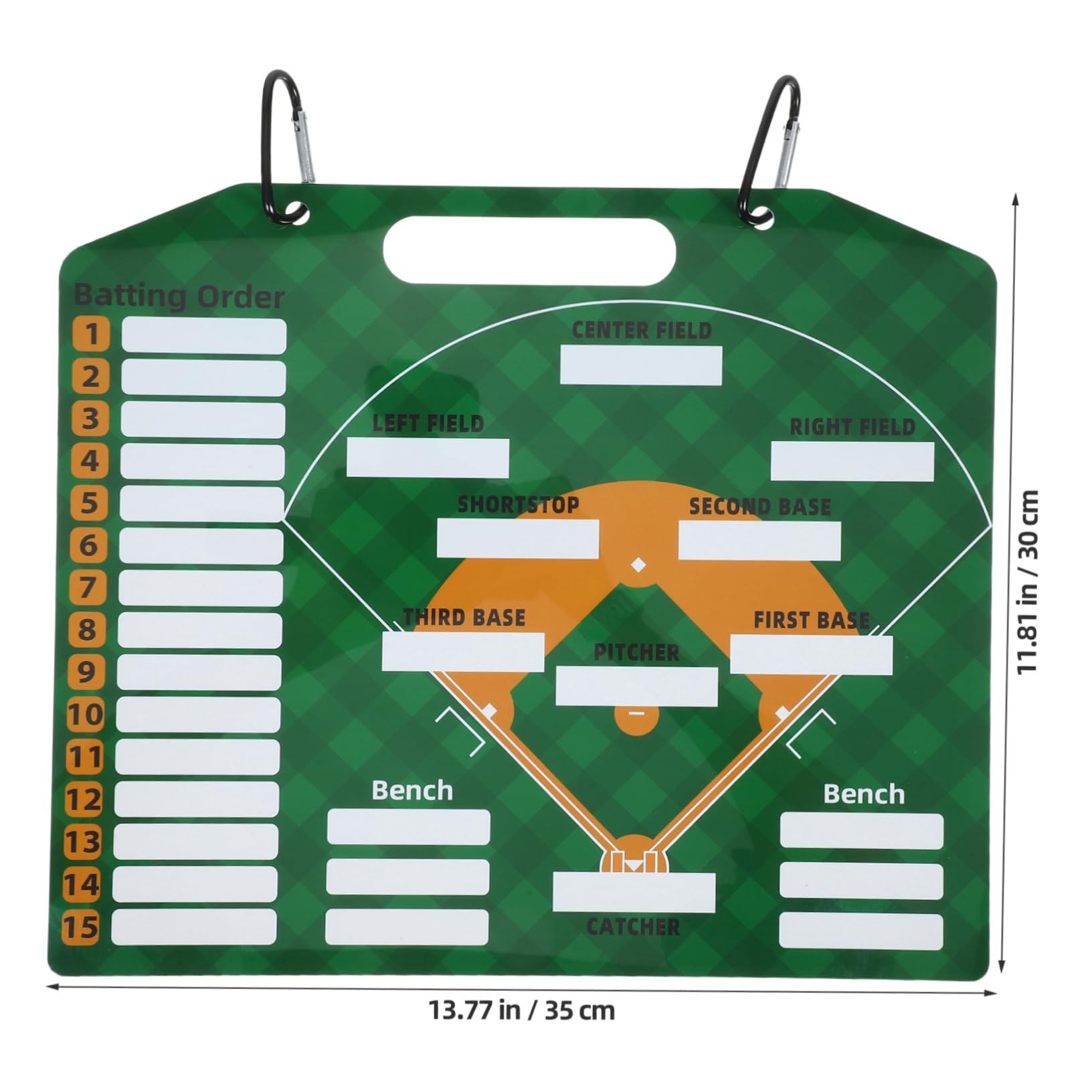 Gogogmee Multi-Purpose Sports Board Basketball Clipboard Baseball Board Portable Dry Erase Whiteboard for
