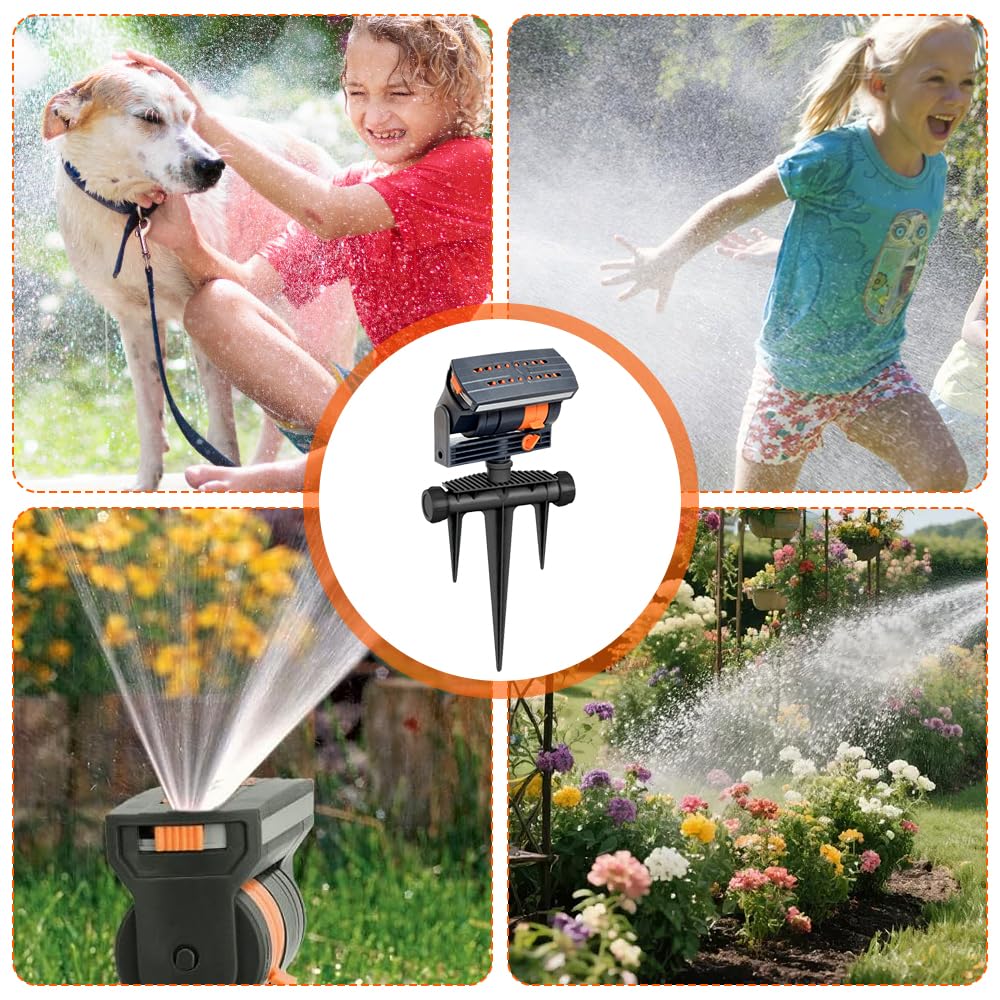 Viereckregner, 16 Loch Rasensprenger Für Kleine Flächen, Rasensprenger Viereckregner, 35 M²rasensprenger Kleine Fläche, Rasenbewässerung Und Sprinkleranlage Für Garten Und Rasen
