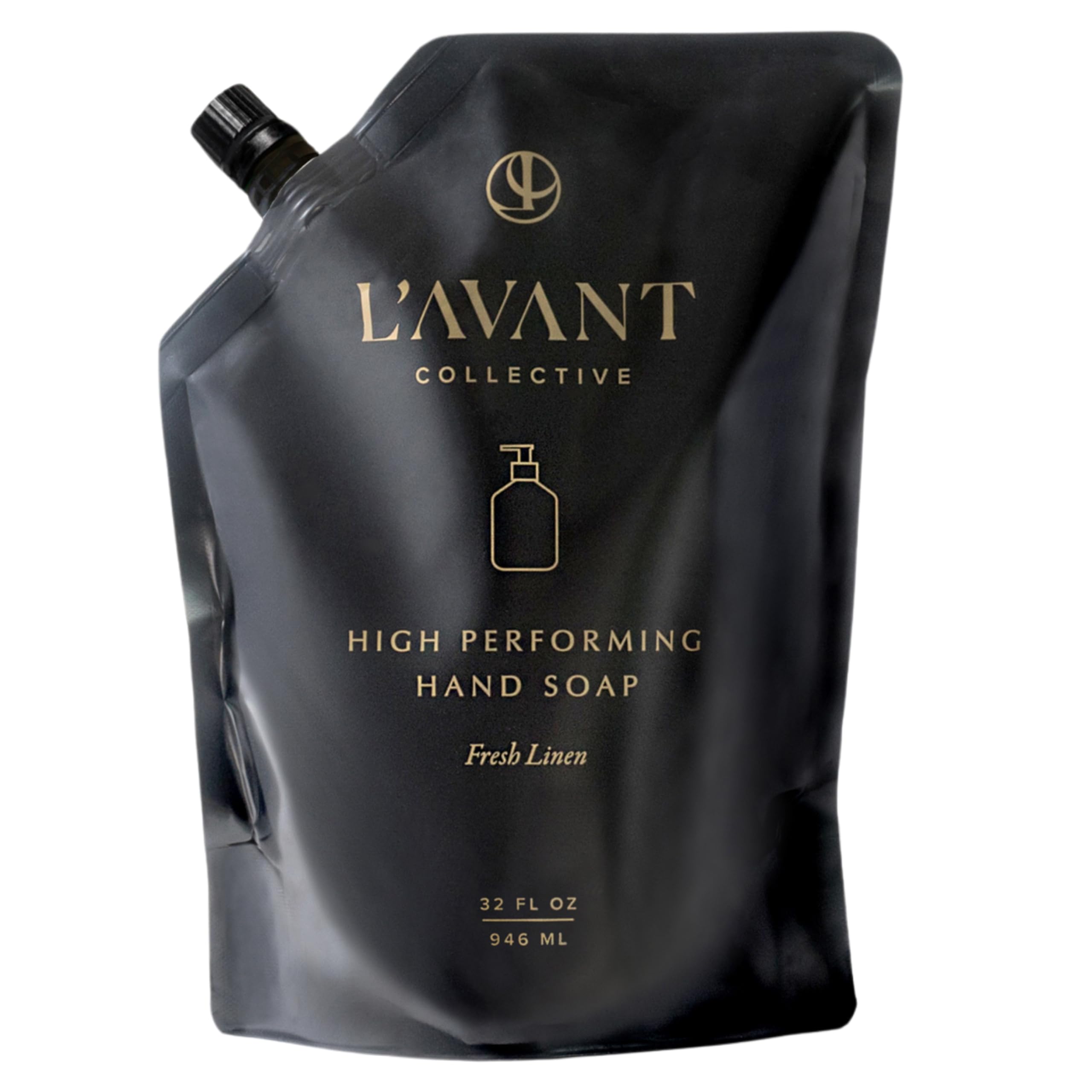 L'AVANT Collective Hand Soap Refill 32oz, Plant-Based, Fresh Linen