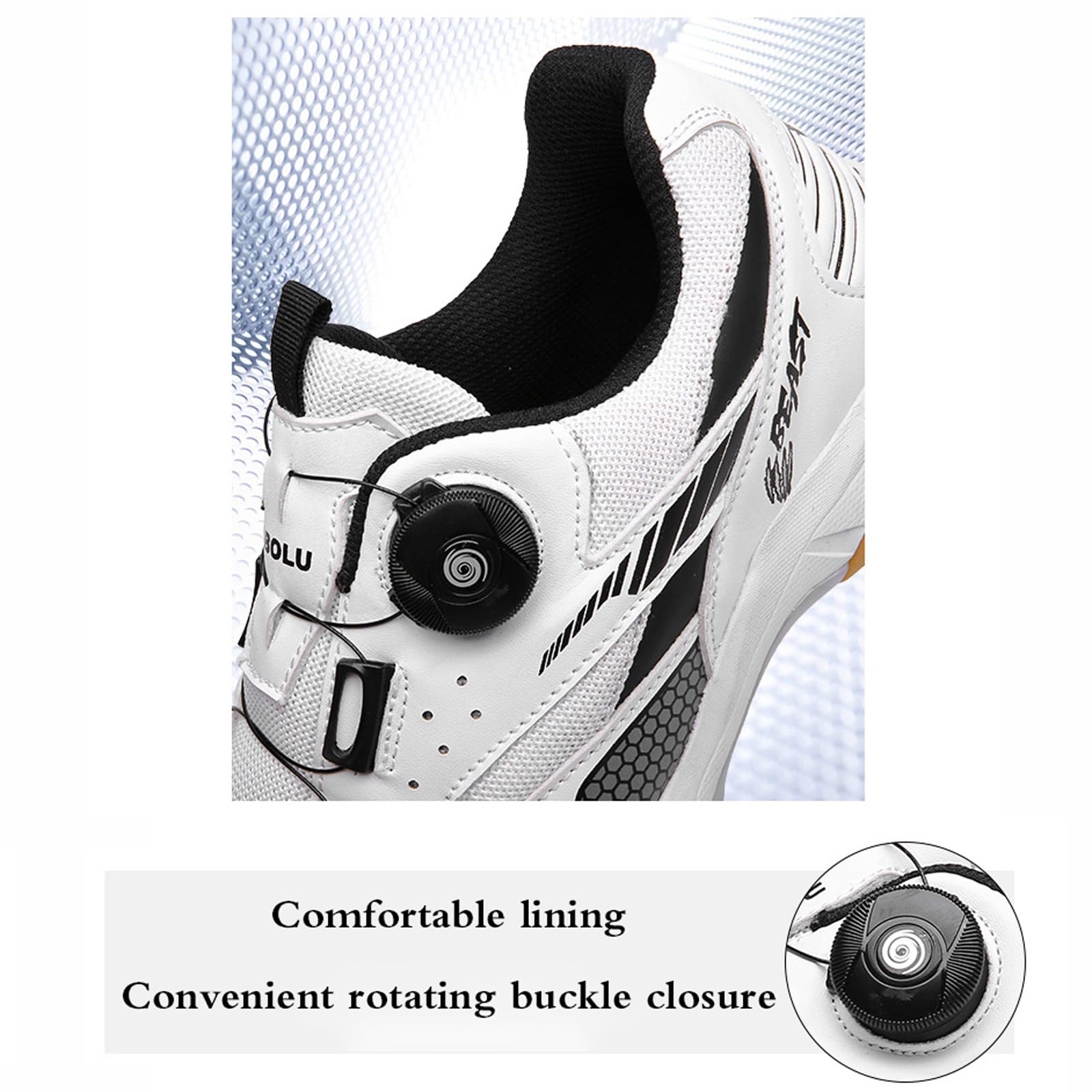 Zapatos de Tenis de Mesa,Zapatos de bádminton,Antideslizante Zapatos de Tenis de Mesa,Zapatillas Ligeras de bádminton,Transpirable,Suaves,Antideslizante,mojadura,para Interior,Exterior