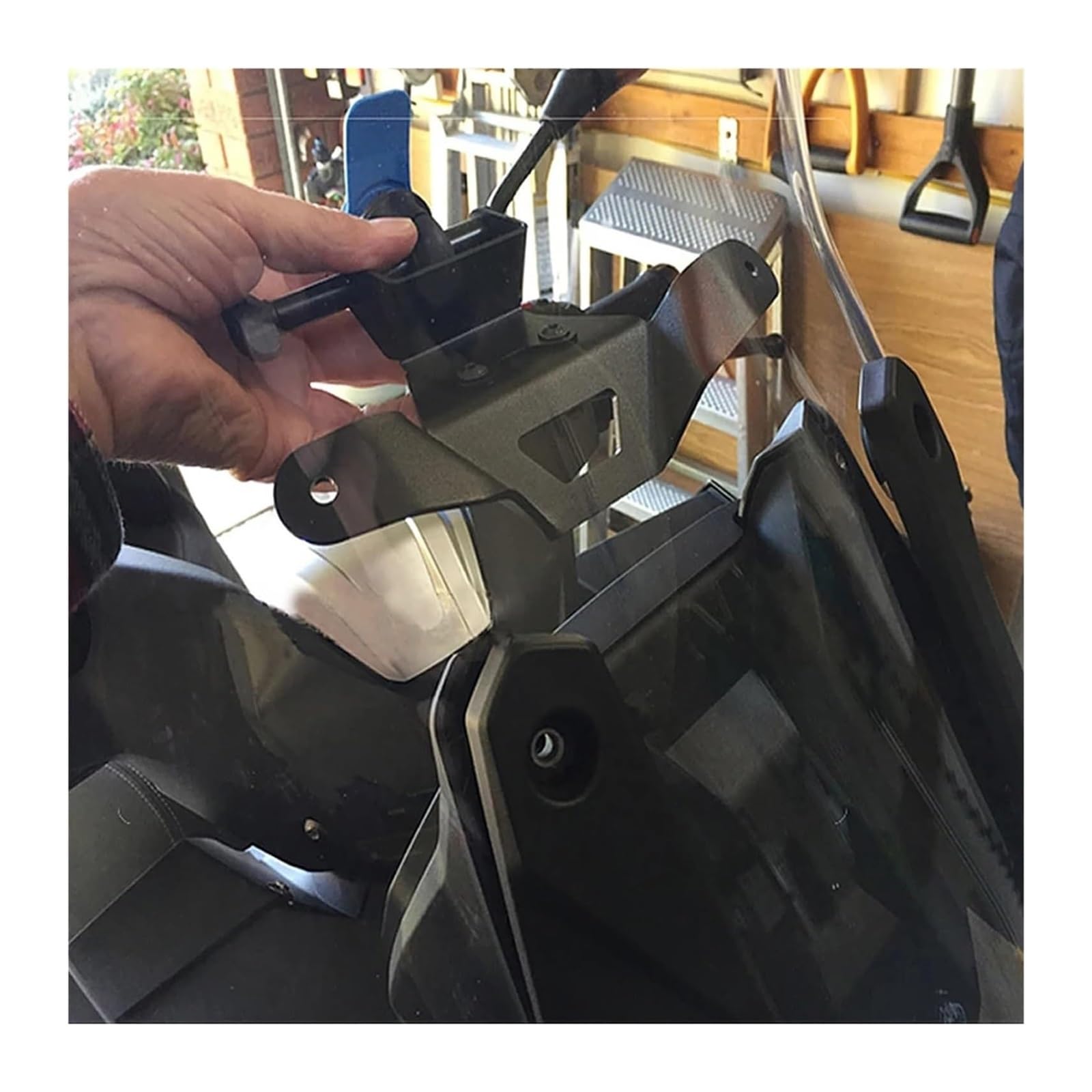 Navigation Mount Replacement Per BMW Per C400GT Per C 400GT Per C400 GT Supporto Anteriore Moto Piastra Navigazione GPS Smartphone(C400GT Support)