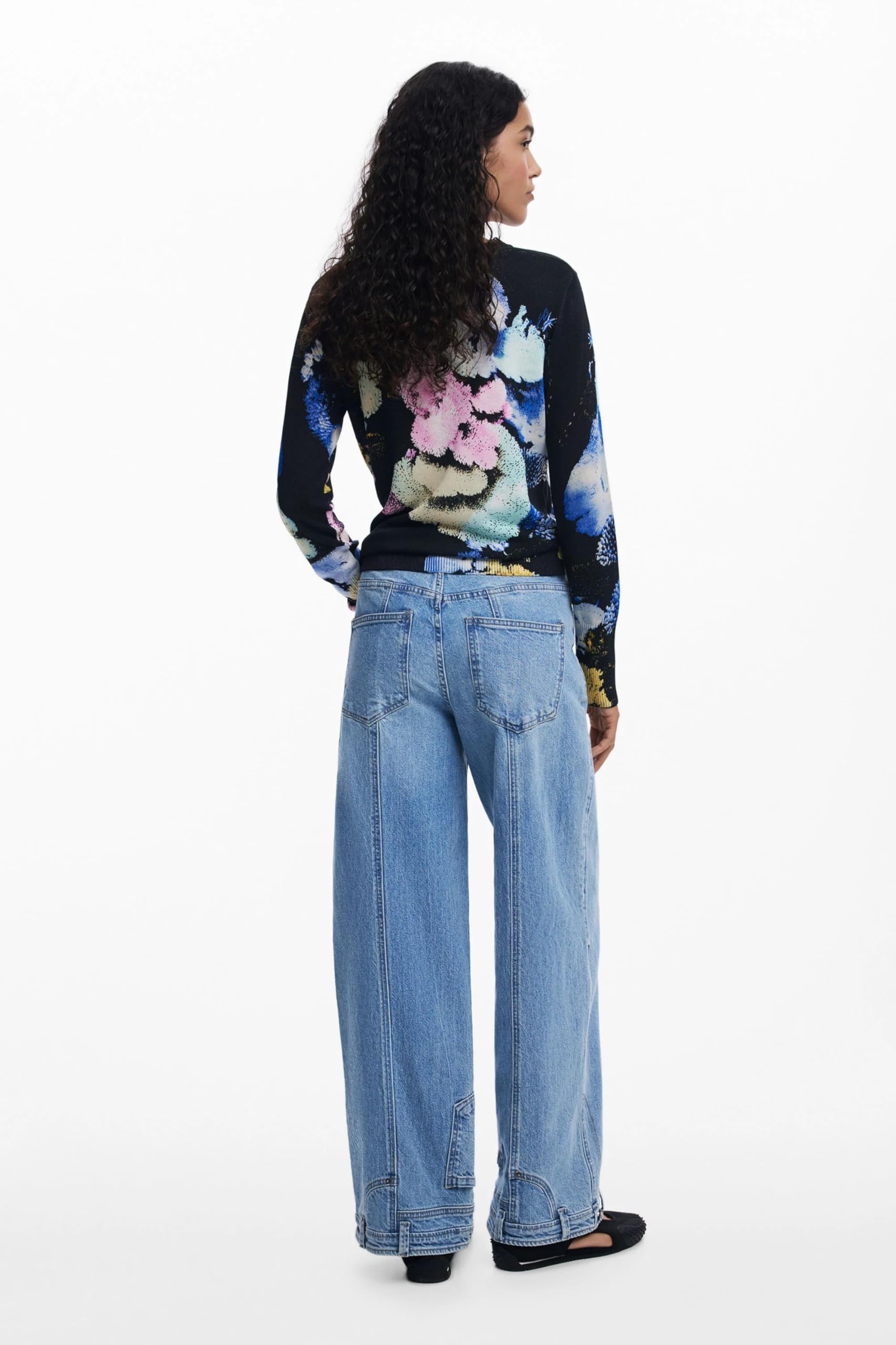 Desigual Jers_nenufar_lac Pullover Sweater Mujer (Pack de 1)