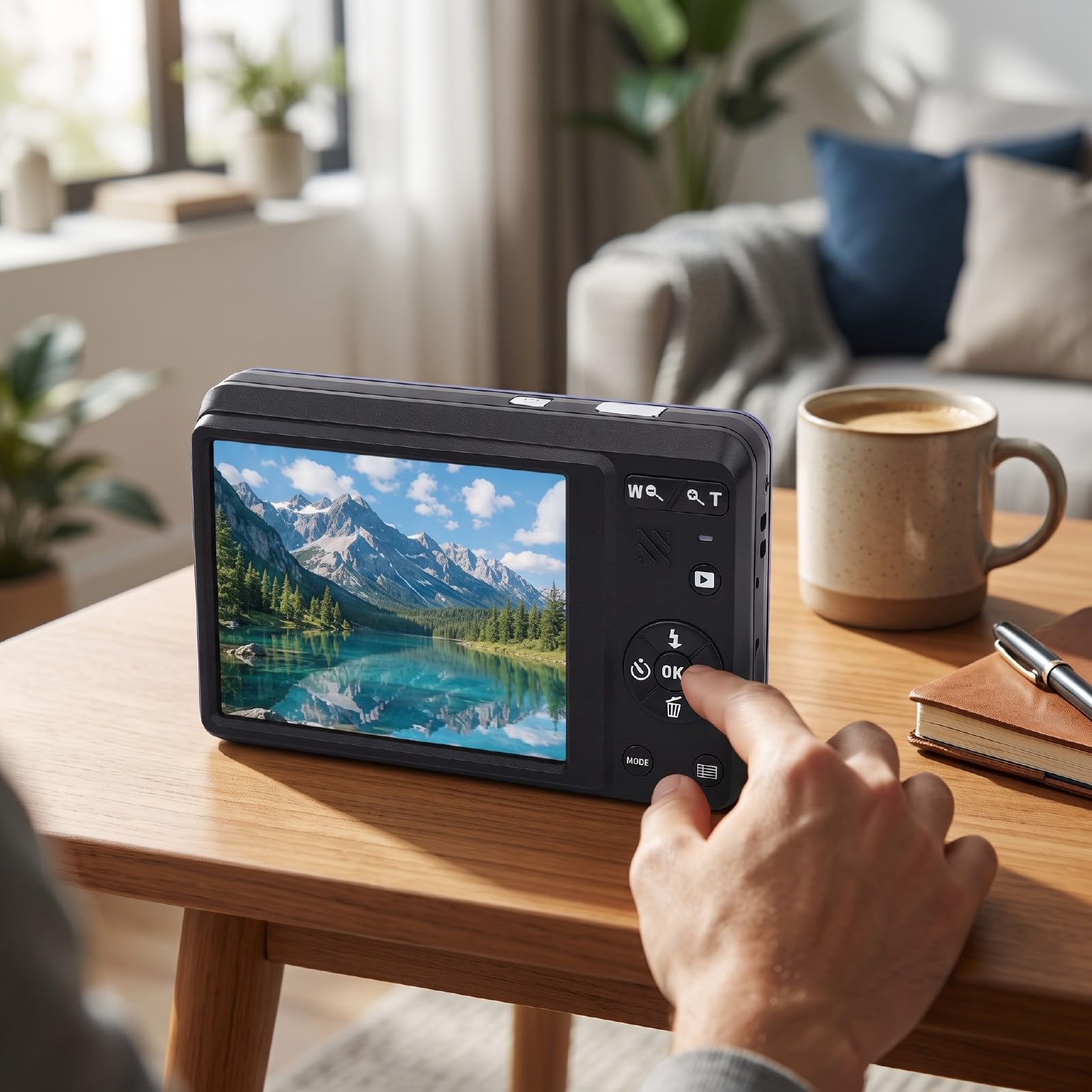 Appareil Photo Numérique 4K avec Mise au Point Automatique et 64
