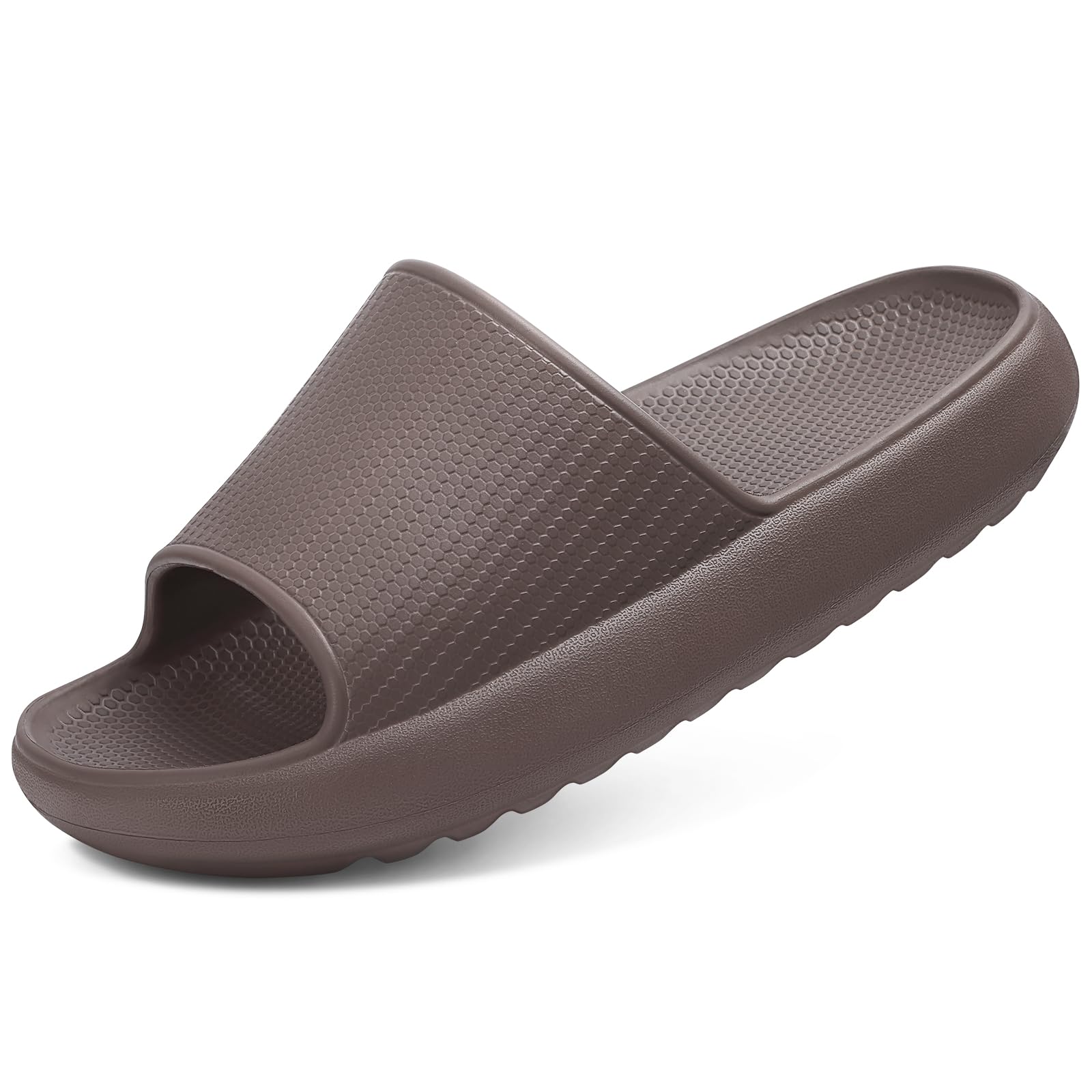 Comwarm Cloud Slide Sandals for Women Men Ultra Comfort Recovery Pillow Slippers Soft Summer Beach Shoes with Low Arch Support