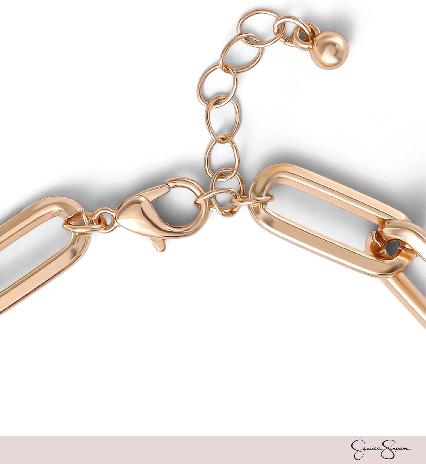 Jessica Simpson 3-Piece Bracelet Set, Gold-Tone Chunky Bracelets 7.5"+2" and Bangle - Image 5