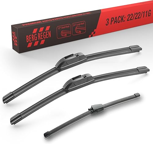 Miniatura 59 de BERG REGEN Juego de limpiaparabrisas de 26+16 pulgadas con limpiaparabrisas trasero de 12 pulgadas de repuesto para Subaru Crosstrek 2013-2017