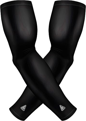 B-Driven Sports Mangas de compresión para hombres, mujeres y jóvenes Atletismo, protección UV, médica