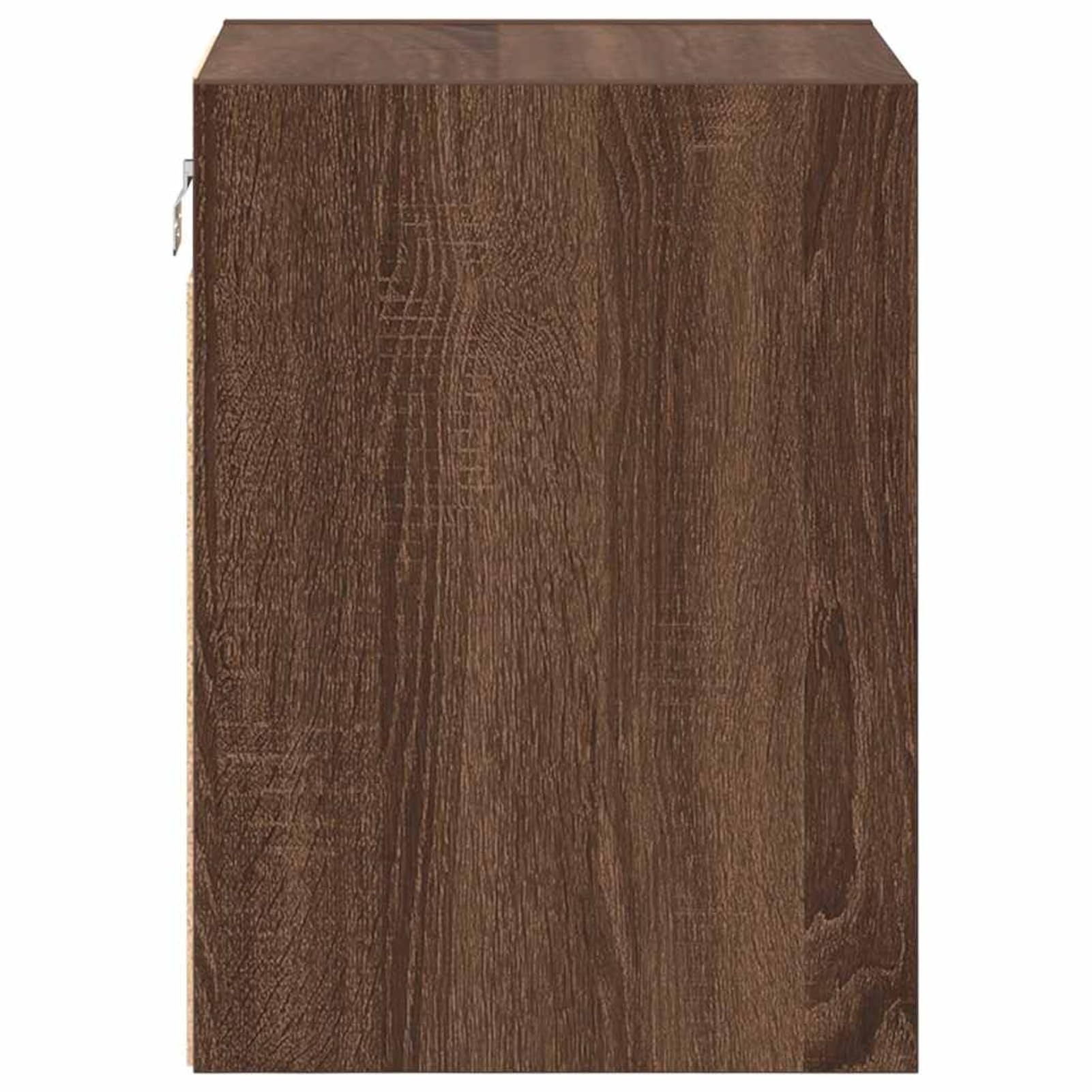 Garagen-Wandschränke 2 STK. mit viel Stauraum Holzwerkstoff Braun Eichen-Optik 30x30x41 cm für Büro, Hauswirtschaftsraum & Speisekammer