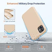 Vista 1077 de Miracase Funda diseñada para iPhone 13 Pro Max con protector de pantalla, [forro de microfibra suave antiarañazos], funda protectora de silicona