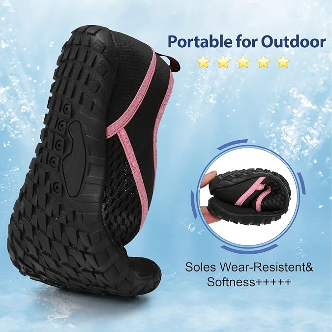 Spesoul Water Shoes for Women Men Quick Dry Aqua Socks for Swim Beach Pool Hiking Training Summer Sandals Outdoor Zero Drop Barefoot Shoes