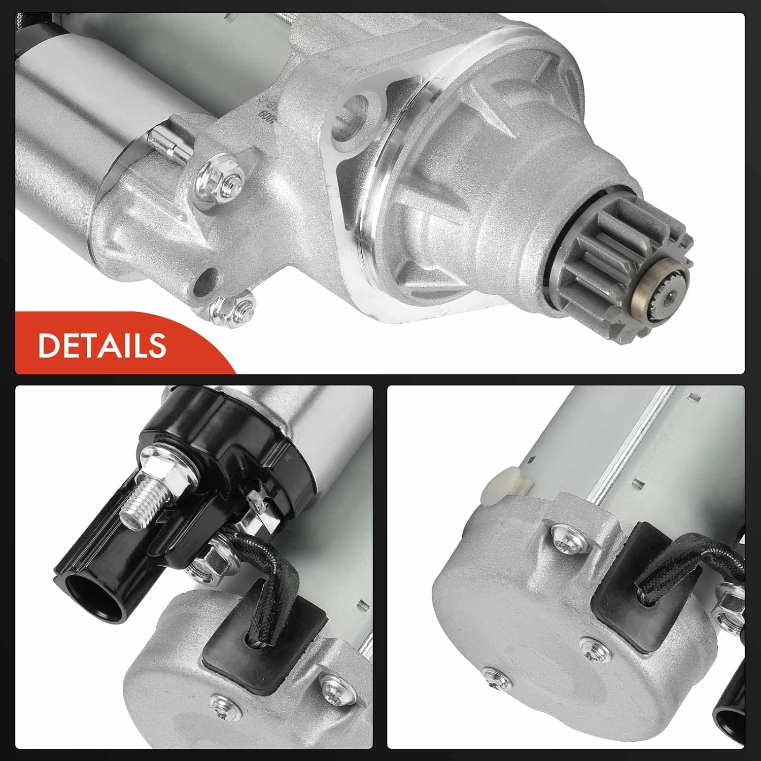 A-Premium Starter Motor Compatible with Volkswagen Jetta 2019-2022 1.4L 1.5L, Golf 2019 2020 2021 1.4L, Golf SportWagen 2019 1.4L, 12V 1.1 1.5KW 13-Teeth Counter CW