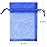 Akstore 100PCS 4x6inch (10x15cm) Drawstring Organza Jewelry Favor Pouches Wedding Party Festival Gift Bags Candy Bags (Blue)