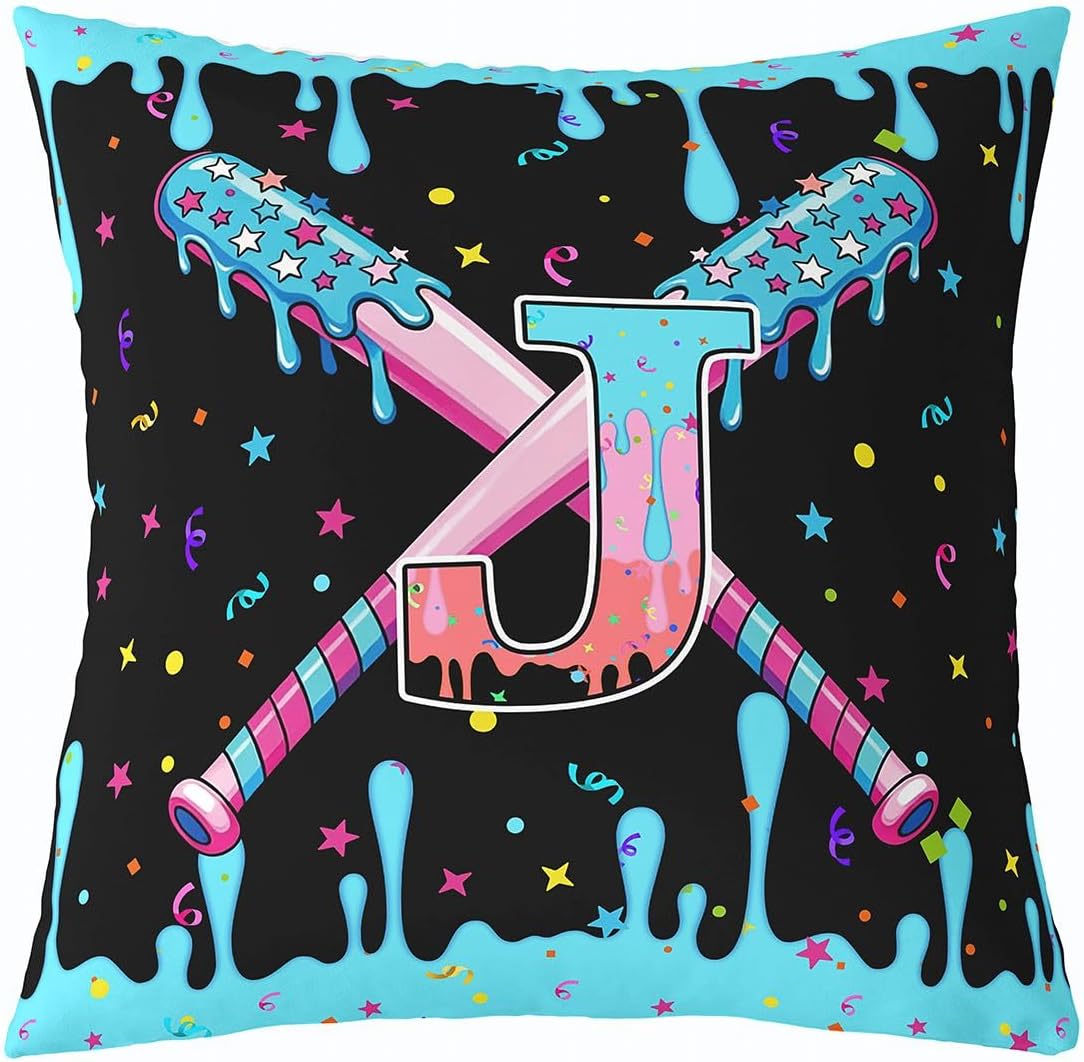 jejeloiu Baseball Pillowcase Gaming Pillow Covers 22 x 22-Inch Set of 2 image 2