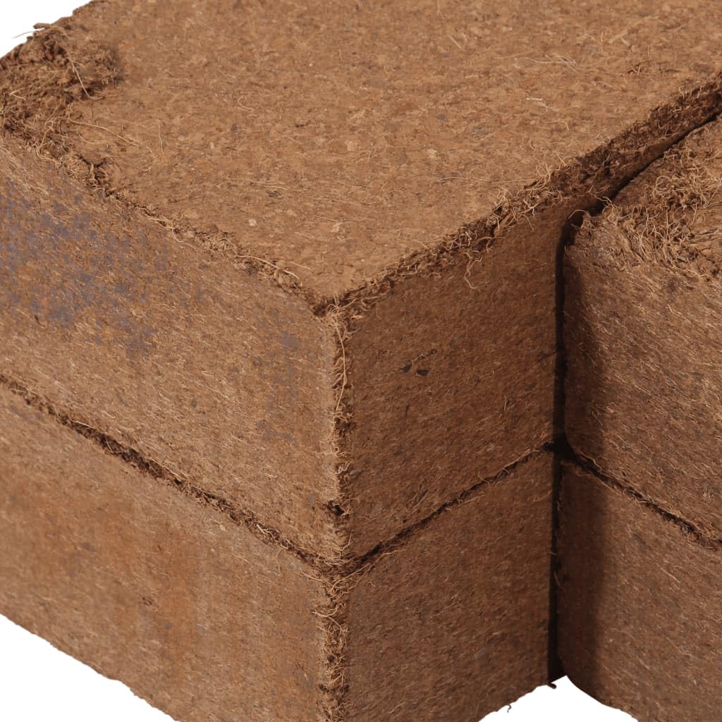 Kokosziegel 24 Stück Kokossubstrat für Pflanzen 15,6 kg Kokoserde für Garten Hydroponik Aussaat Stecklinge