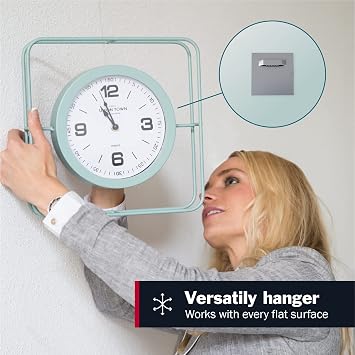 STAS Self Adhesive Hanger for Mirrors and Hanging Art / Photos on Acrylic, Glass, Dibond, Plexiglass, Aluminium or Other Flat Panels - 3.15 x 3.15 - 22lbs Weight Capacity