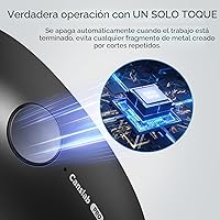 Vista 2 de Canslab Ultrablade PRO Abrelatas con Parada Automática - Abrelatas Eléctrico Recargable para Cocina para Personas Mayores con Artritis - Abridor