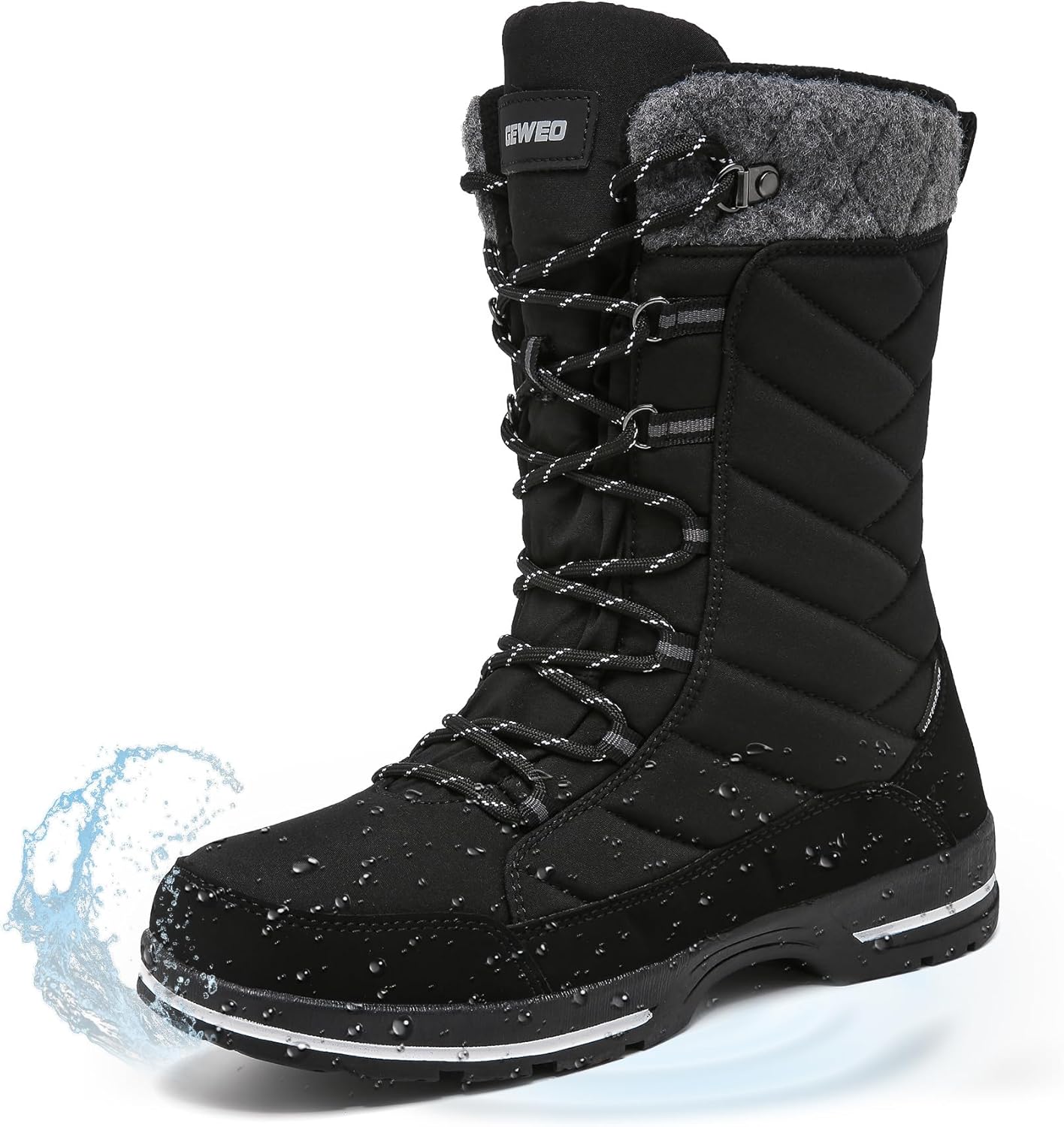 Bottes D'Hiver Femme Imperméables Et Doublées Chaud | Tige Courte, Semelle Antidérapante, Idéales Randonnée Et Ville