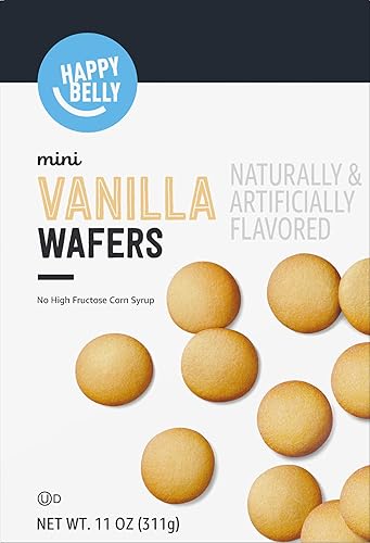 Marca Tienda Happy Belly Mini obleas de vainilla, 11 onzas