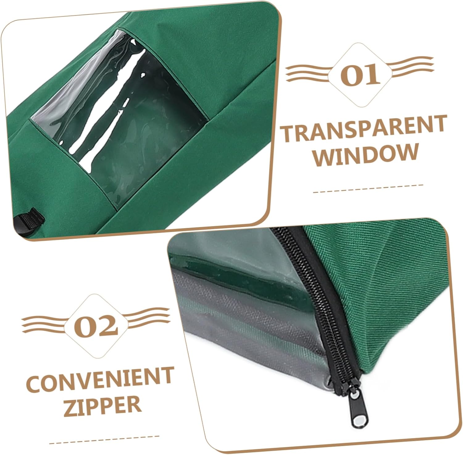 SAFIGLE Wrapping Paper Storage Bag Decoration Paper Container Zipper Closure for Efficient Organization for under Bed Closet Storage