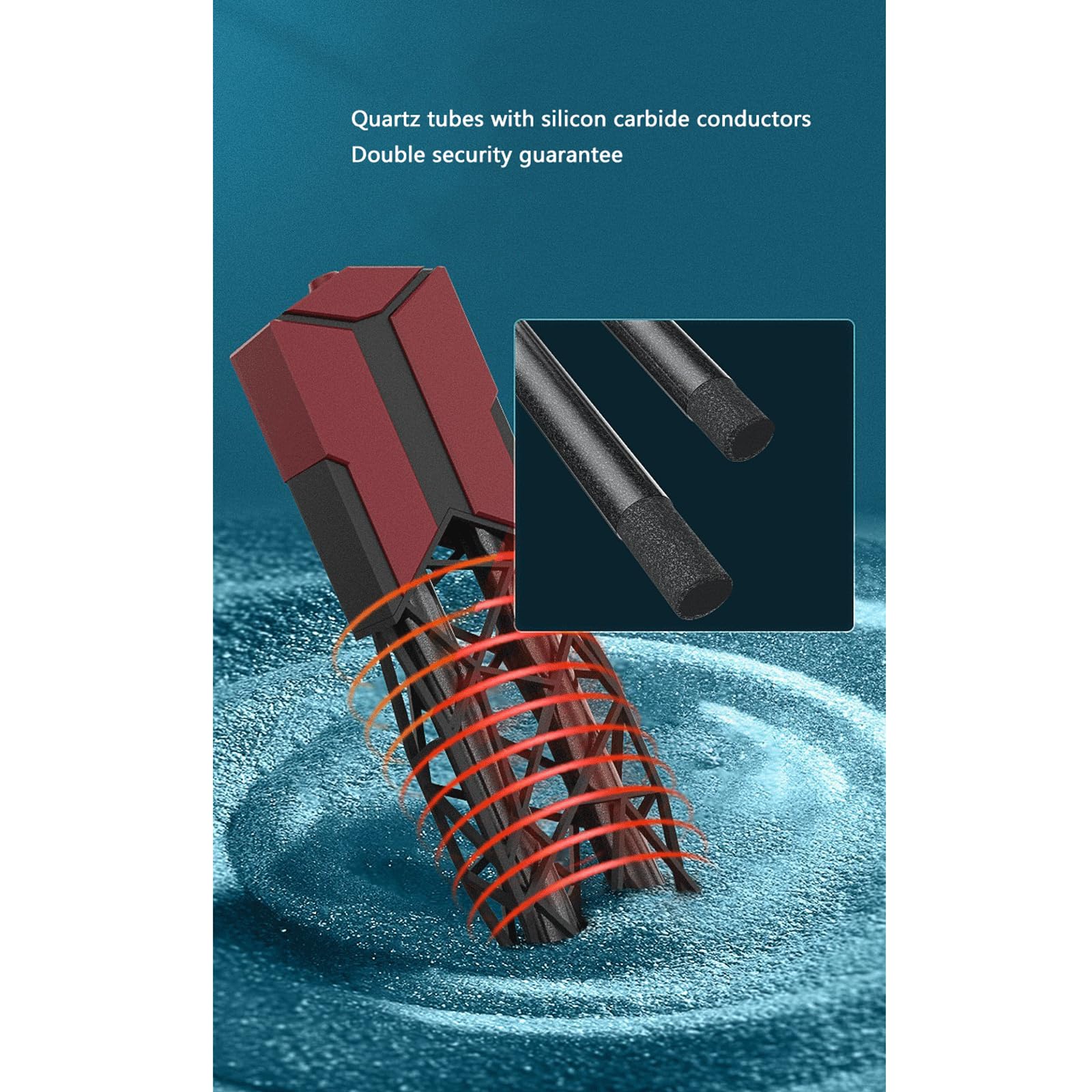 Termostato per Asta riscaldante per Acquario Riscaldatore Termostato per Acquario, 800 W (1000 W)