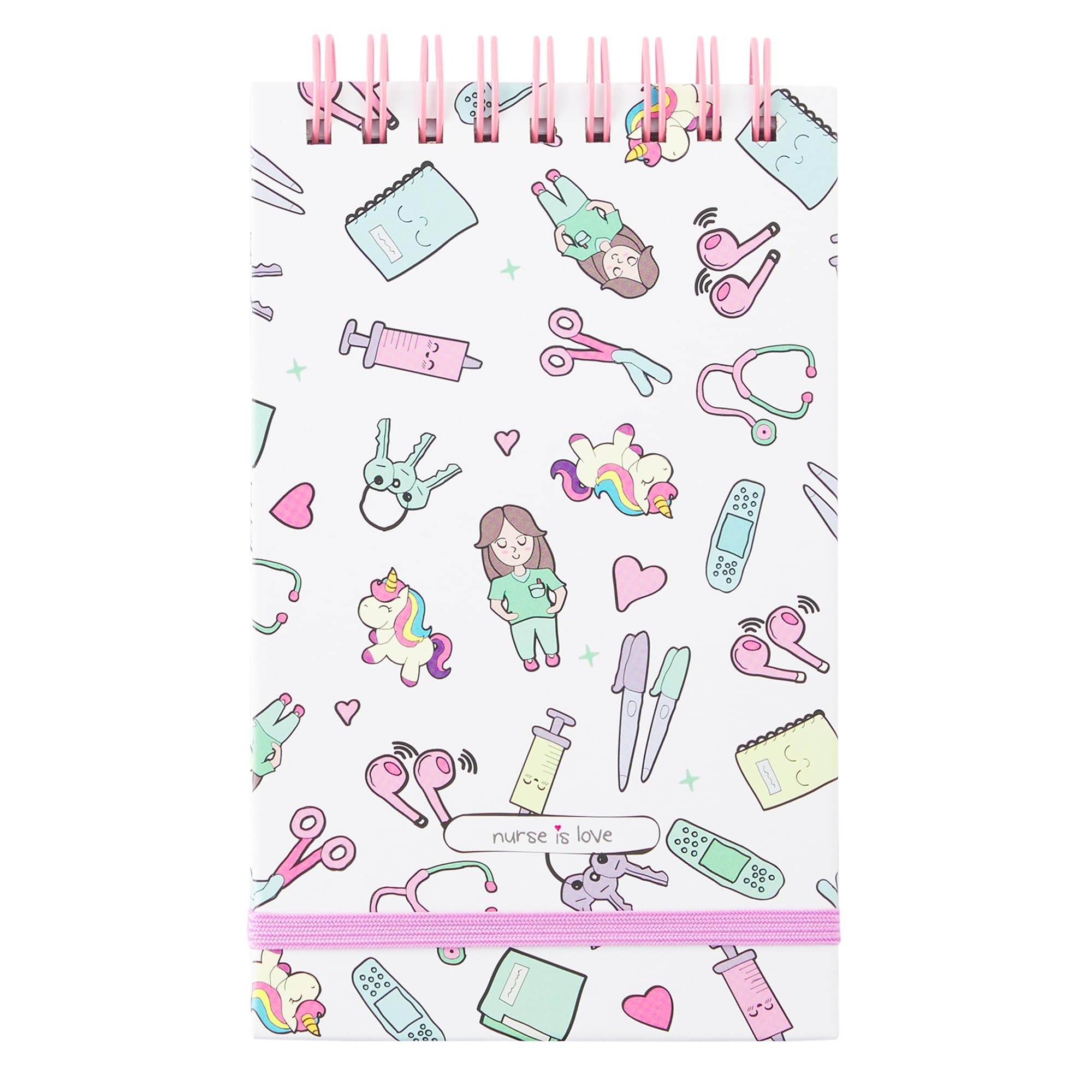 Petit Carnet De Notes Spirale A7 Pour Infirmiere & Aide Soignante - Cadeau Médecins UNICORNS