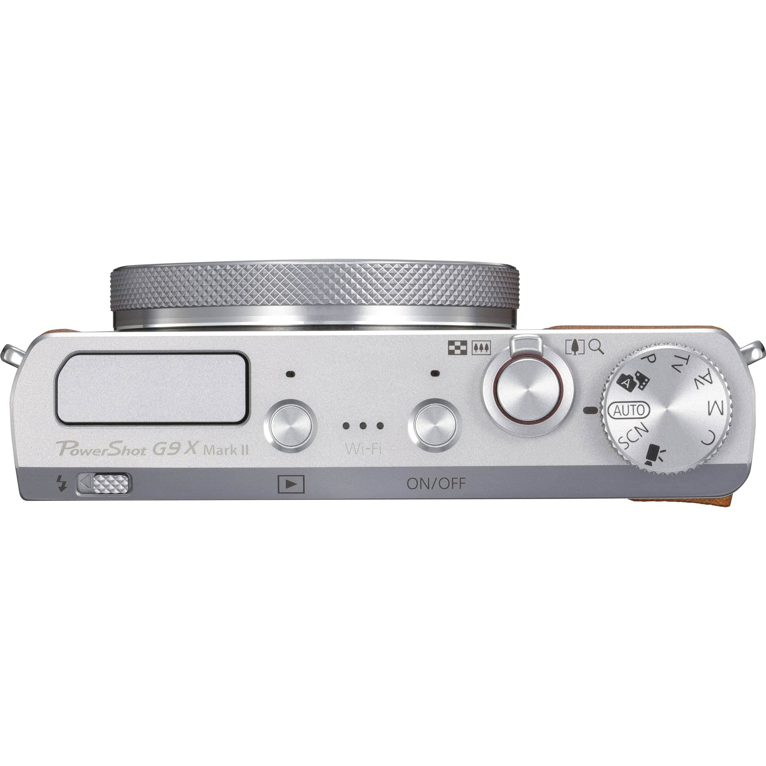 Canon PowerShot G9X Mark II Digital Camera, Silver: All-in-One