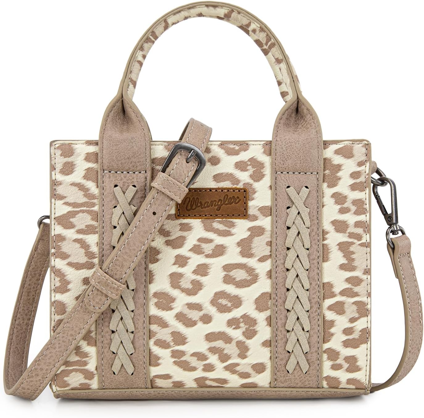 Wrangler Mini Tote Bag for Women Cow Print Western Crossbody Purse