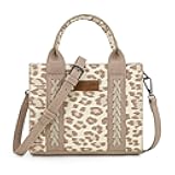 Wrangler Mini Tote Bag for Women Cow Print Western Crossbody Purse