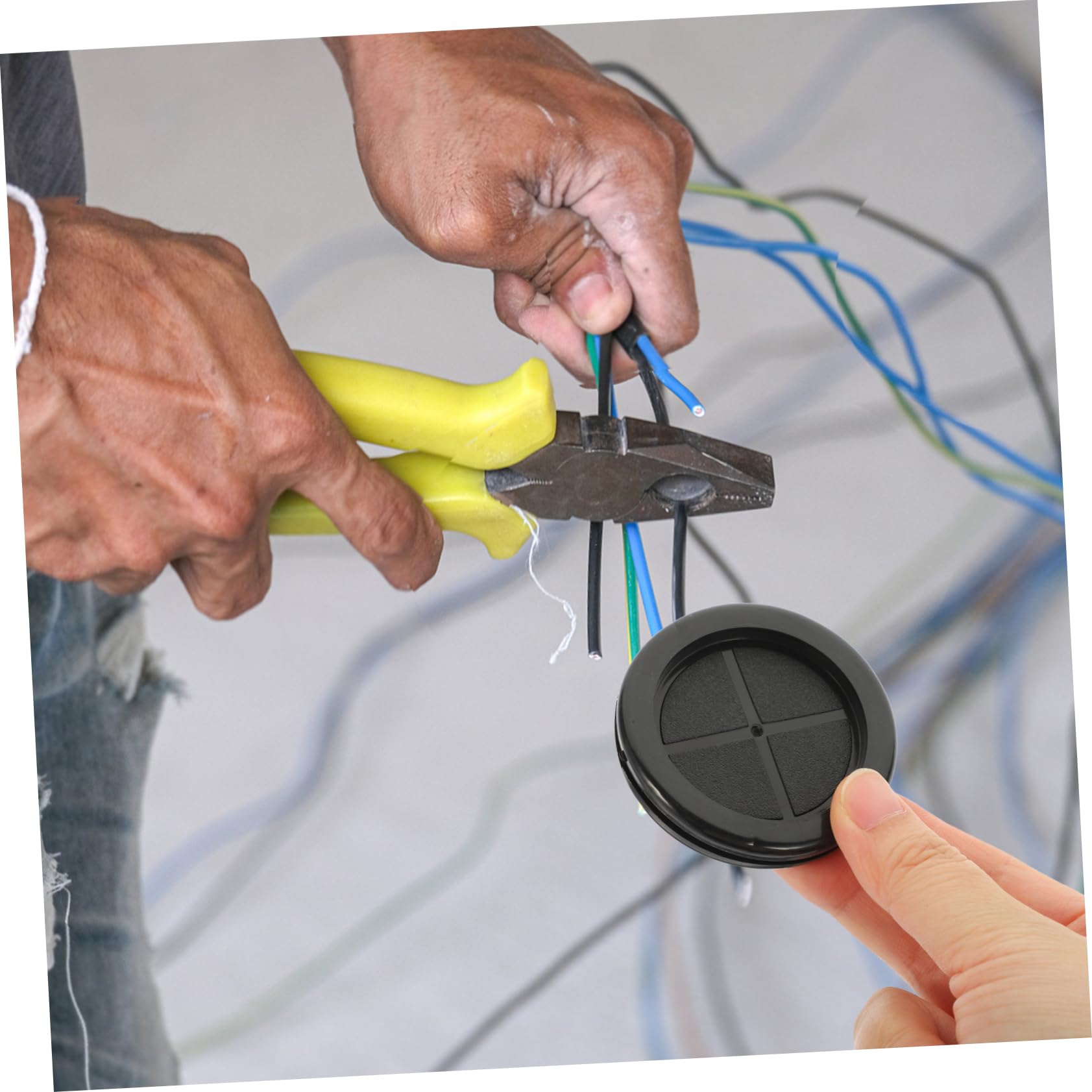 MUCKLILY Rubber Grommet Kit Automotive 42mm Inner Diameter Wire Grommets for Wire Safety and Versatility