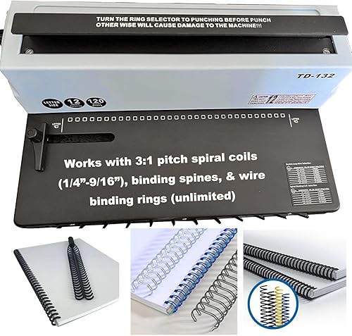 Miniatura 7 de Máquina de encuadernación manual, carpeta de bobina en espiral, máquina de encuadernación en espiral, máquina de encuadernación de bobina Mefape