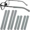 4 Pairs Anti-Slip Elastic Comfort Glasses Ear Grip, SL, 2 Size, Eyeglasses Temple Tips Sleeve Retainer