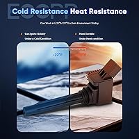 Vista 5 de ECCPP UF765 4 bobinas de encendido con 4 bujías de iridio A4 Q5 2014-2020 l4 2.0L 1.8L UF765