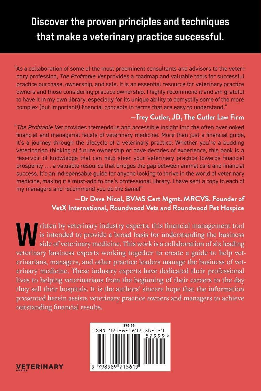 The Profitable Vet: Strategies for Financial Success in Veterinary Practice