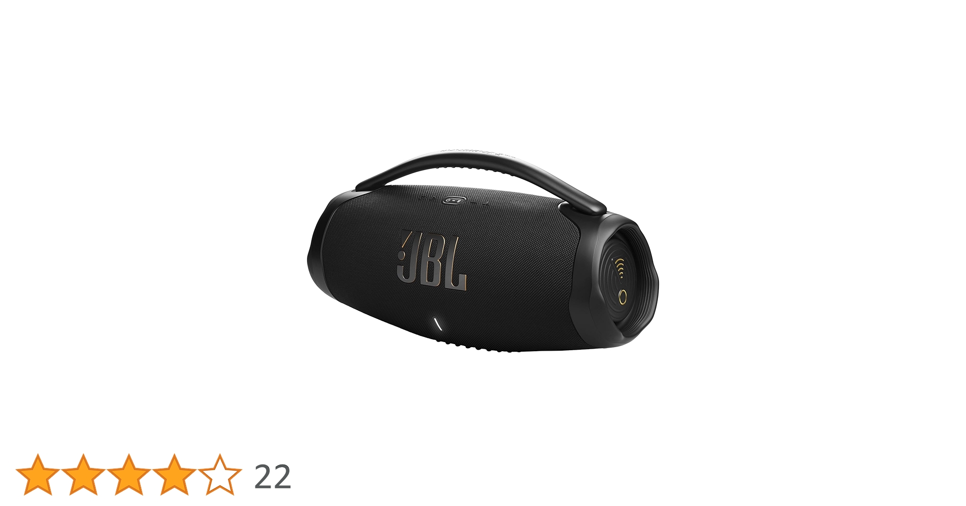 JBL ワイヤレススピーカー ボーズ音響システム ブラック　Boombox3 JBL Boombox 3 Wi-Fi | ポータブルWi-Fi / Bluetooth スピーカー