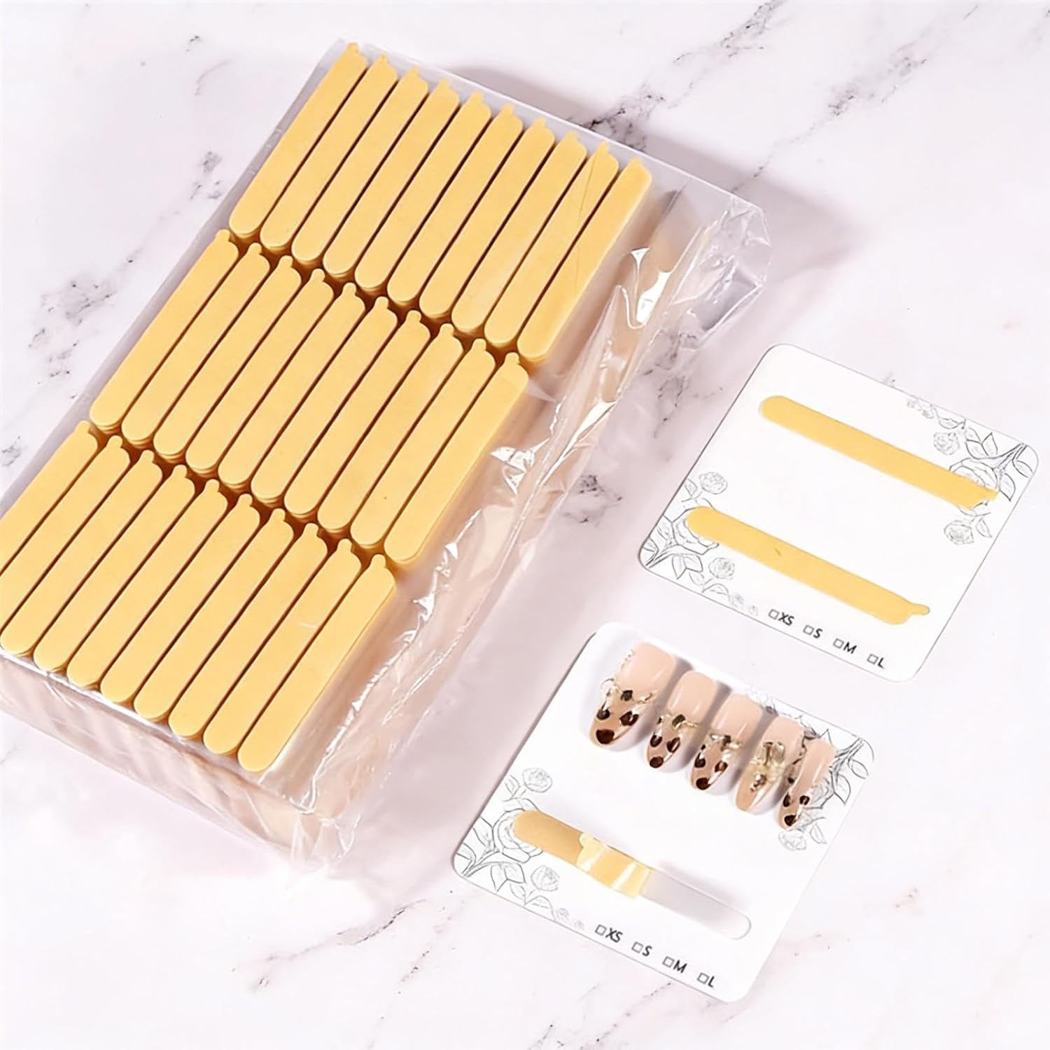 Double Sided Nail Tape | Long-Lasting Manicure Tool | Double Sided Nail Adhesive | for Women Girls Home Salon Pedicure Travel Holiday Daily Wedding