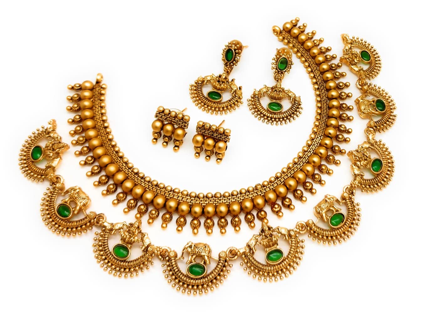Adc fashions Antique Green Stone Necklace Set for Women, Choker Traditional Jewellery Set for Women, Latest Stylish Design (B0C1SSZT5N) Amazon Price History, Amazon Price Tracker