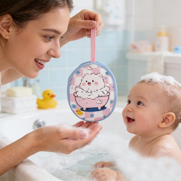 Foaming Soap Net Bag - Bar Soap Pouch | Nylon Mesh Cleanser with Hanging Cord Bath Scrubber Holder with Texture Shower Washing Accessory Storage for Bathroom Dorm Travel Use - 4