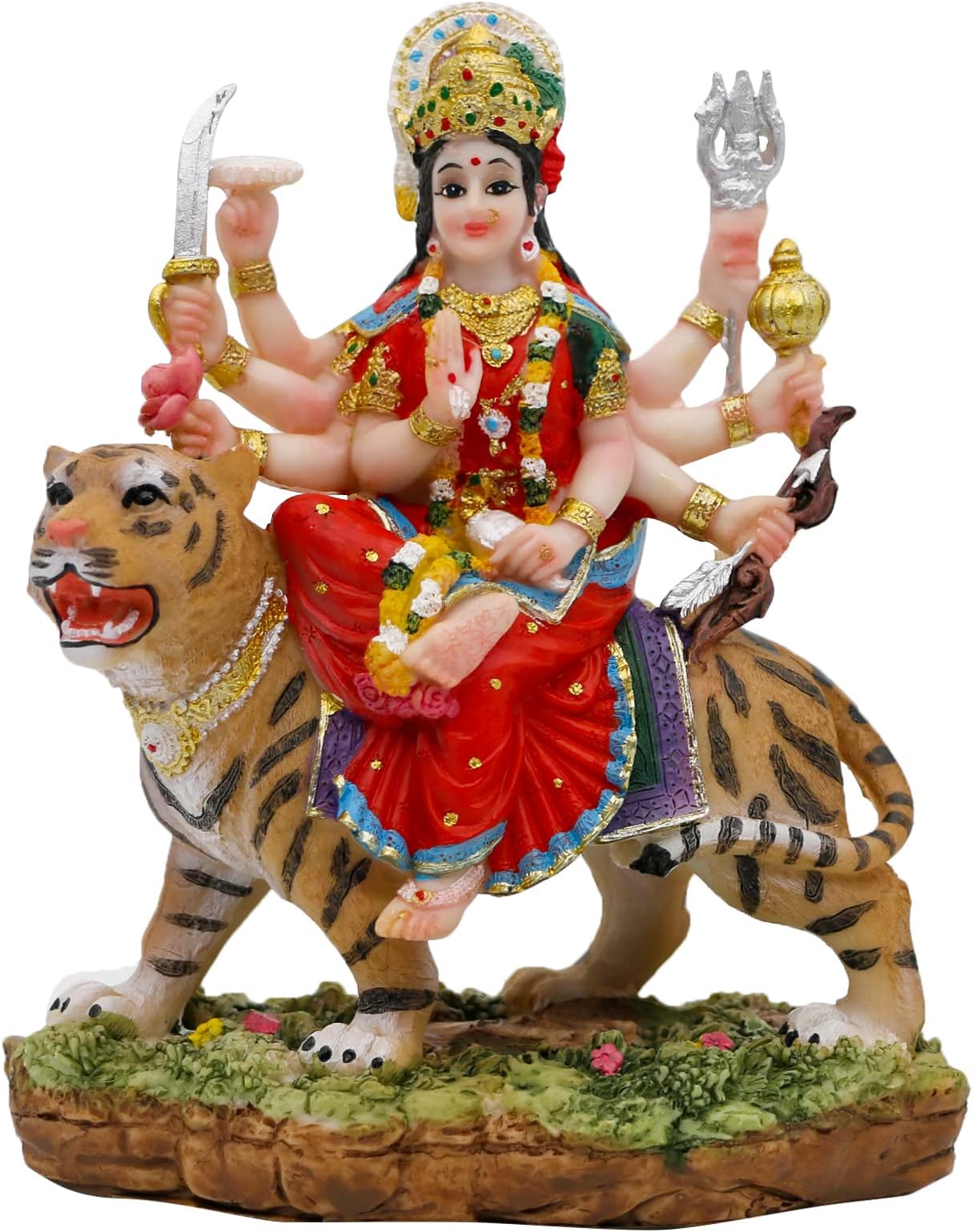 India Goddess Durga Idol Figurine