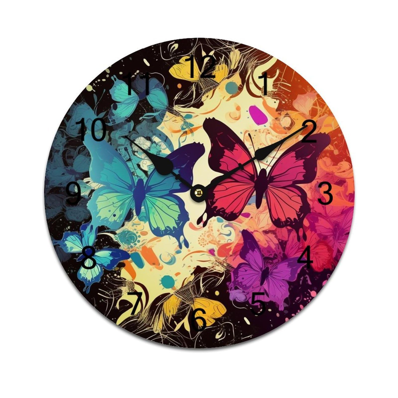 Horloge murale silencieuse pour salon éliminant le bruit pour un confort total