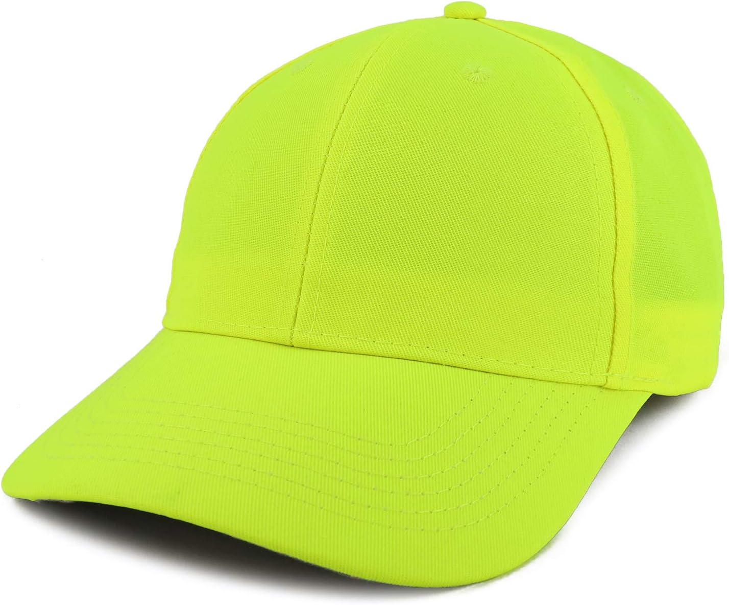 Armycrew Lightweight High Visibility Neon Color Safety Baseball Cap