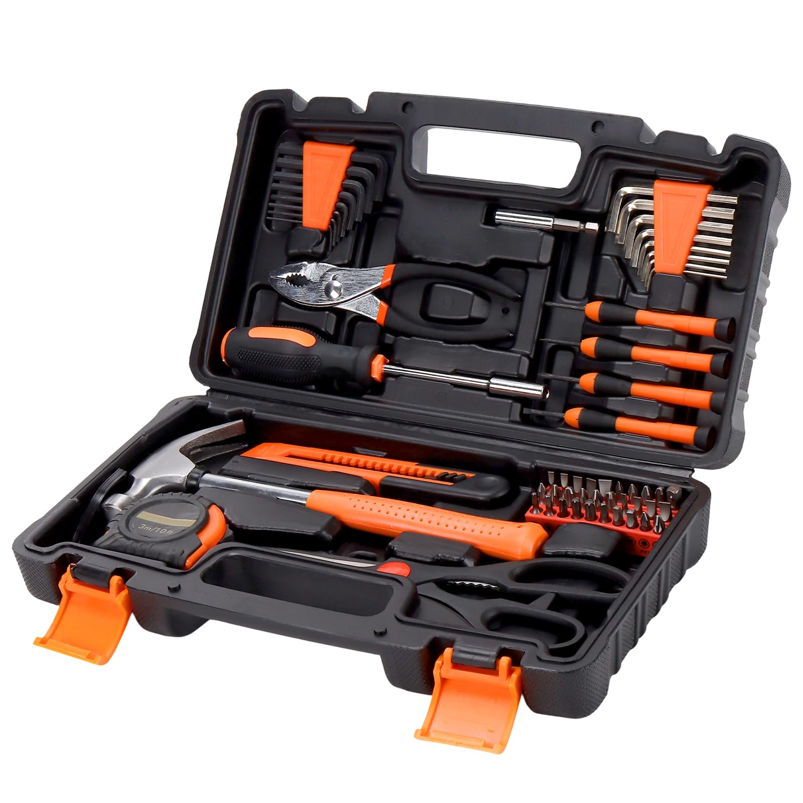 MUKSUET 57 Piece Tool Kit Set Box, Multi-Purpose Tools Set - Image 3