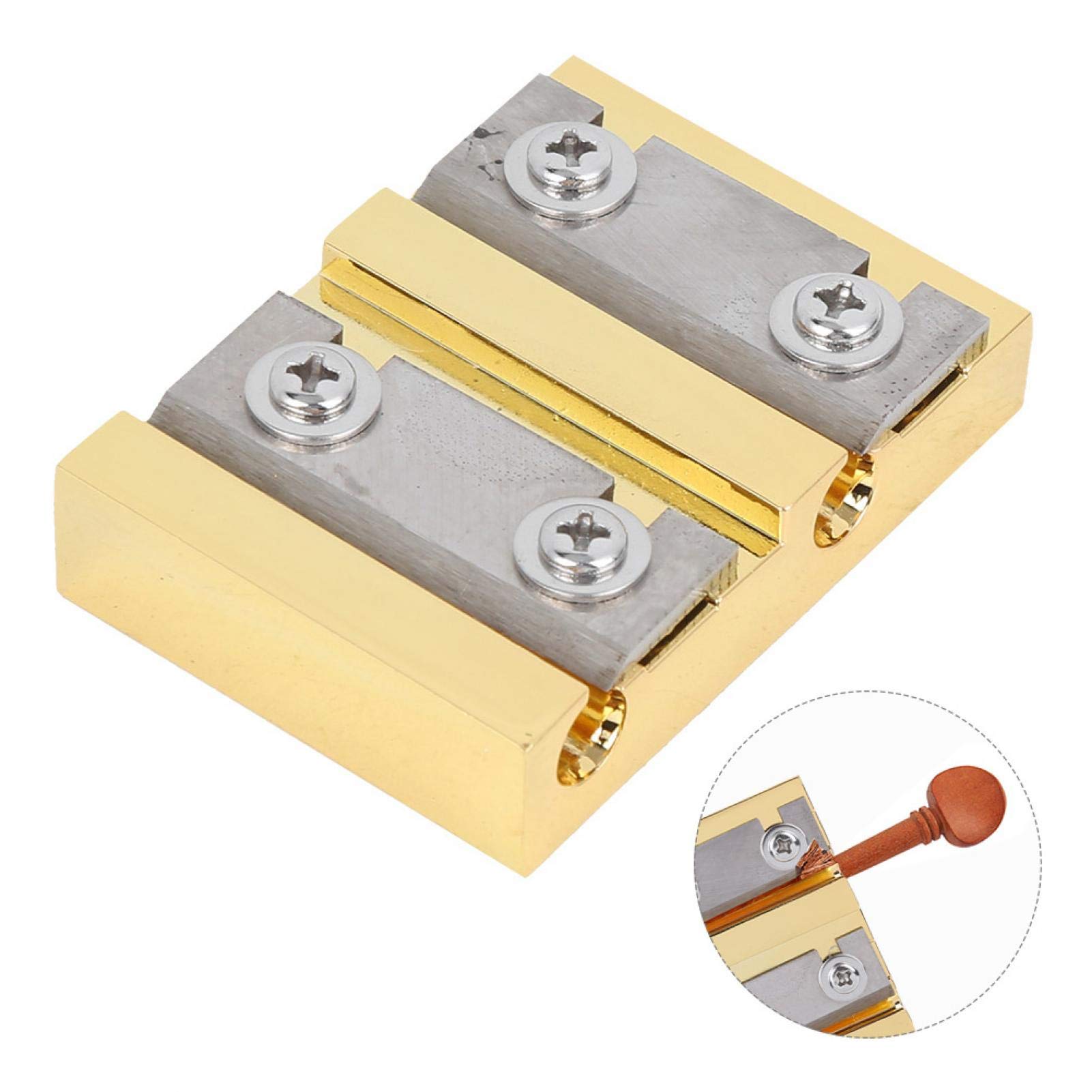Strumento per liutaio, rasoio per violino 4/4 o 3/4, rasoio per bobine di violino per la riparazione di piroli per violino Amanti del violino