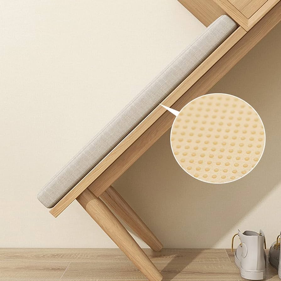 Bench Cushion Personalized Extra Long Swing 2/3/4 Seater Large Sofa Cushion Memory Foam Luxury Seat Pad Outdoor Garden Patio Bench Indoor Bay Window ( Gray 250x50cm