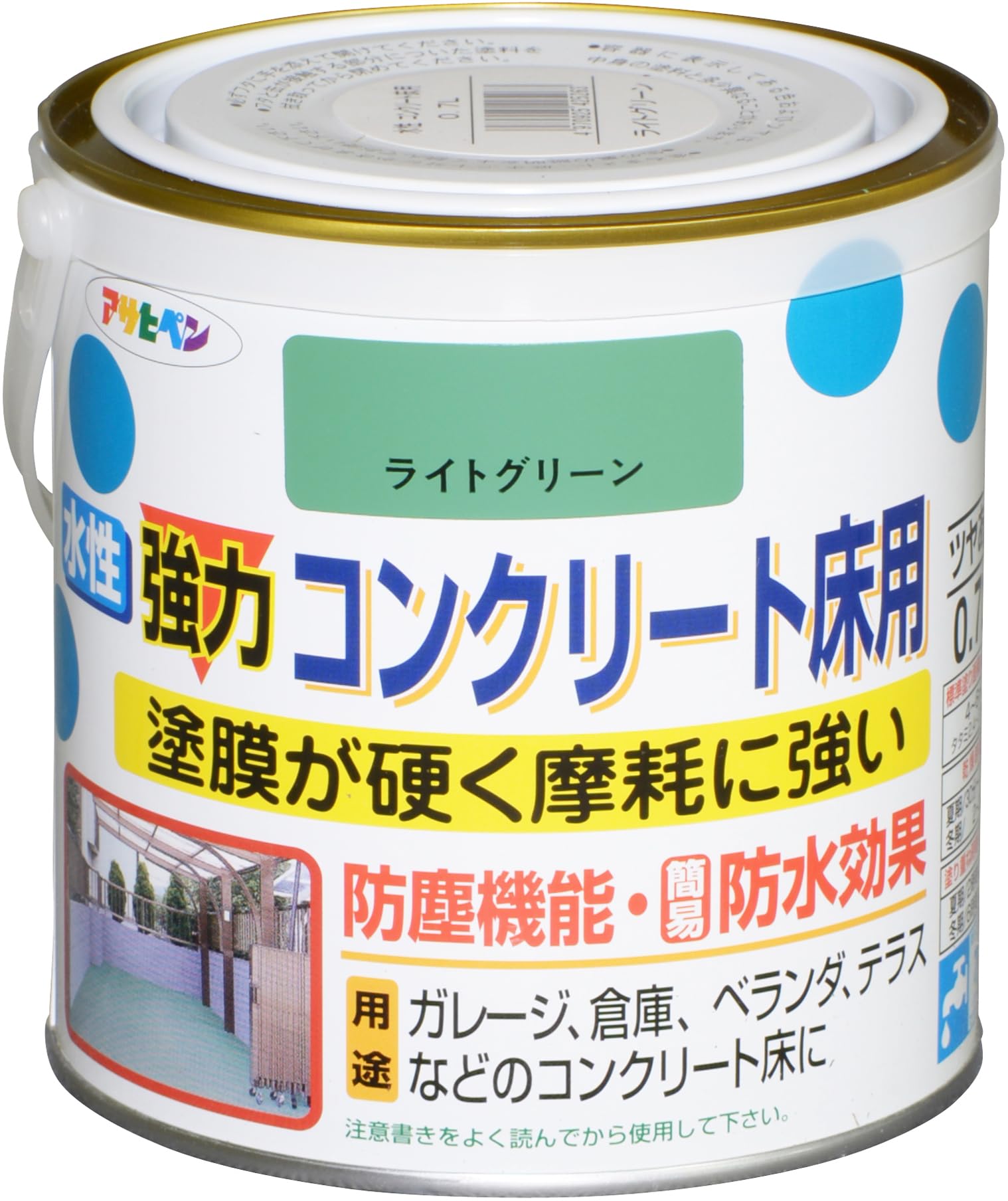 0,7L 6缶セット アサヒペン 水性強力コンクリートブラウン Amazon | アサヒペン 水性コンクリート床用 0.7L ライトグリーン 塗料