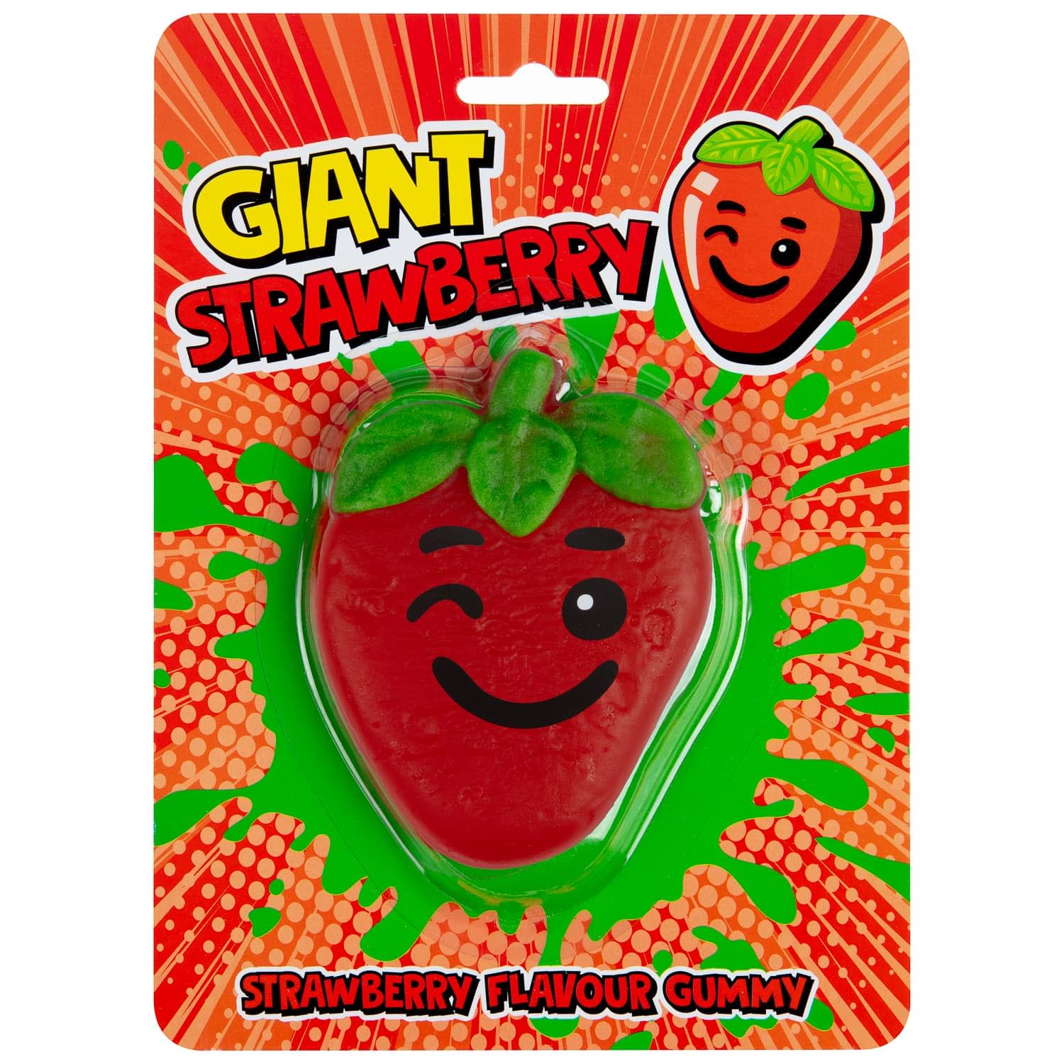Giant Gummy Jelly Novelty Sweets Gummies Flavoured Jellies Flavour Gummy 120g (Giant Strawberry)