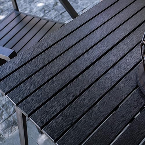 Miniatura 5 de ZSEDP - Mesa plegable portátil y resistente mesa rectangular plegable para catering camping caballete picnic barbacoa fiesta cocina hogar jardín