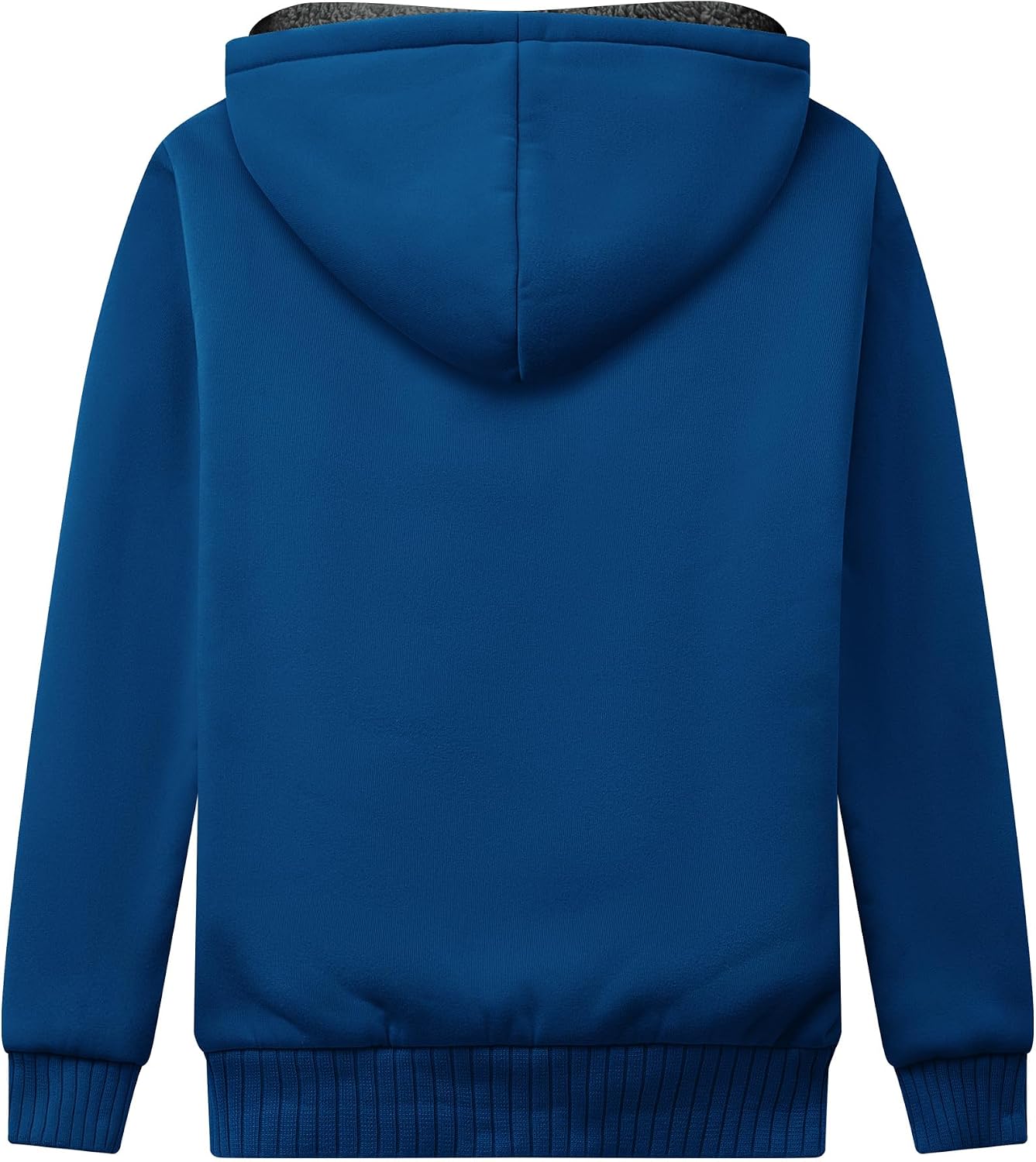 JACKETOWN Boys Fleece Jacket Sherpa Lined Zip Up Hoodie