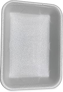 GEN Meat Trays, #4P, 9.5 x 7.19 x 1.2, White, 500/Carton (4PWH)